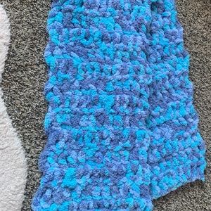 Handmade in winter silk scarves.